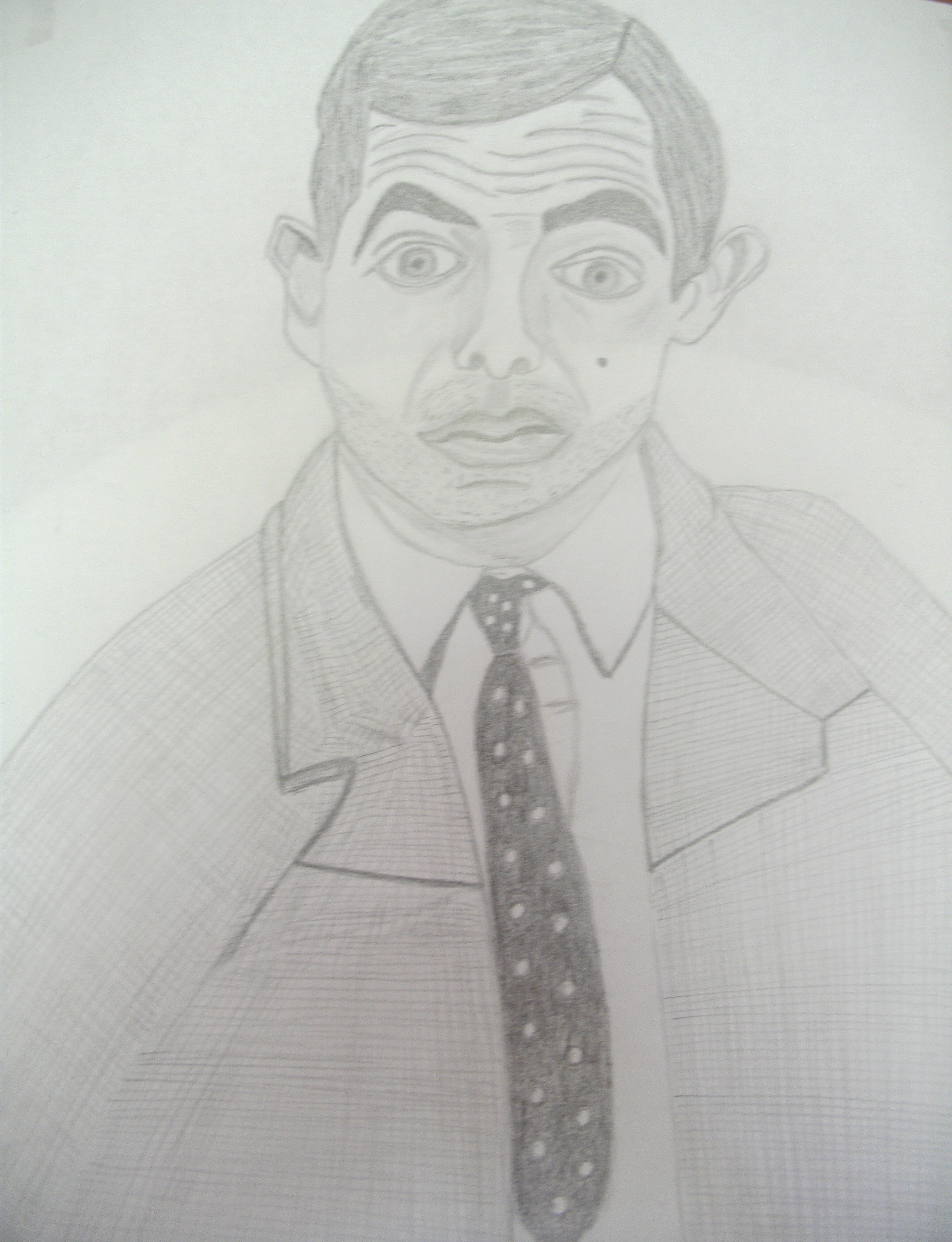 Publicity Temple necklace Portret Mr.Bean | luanica